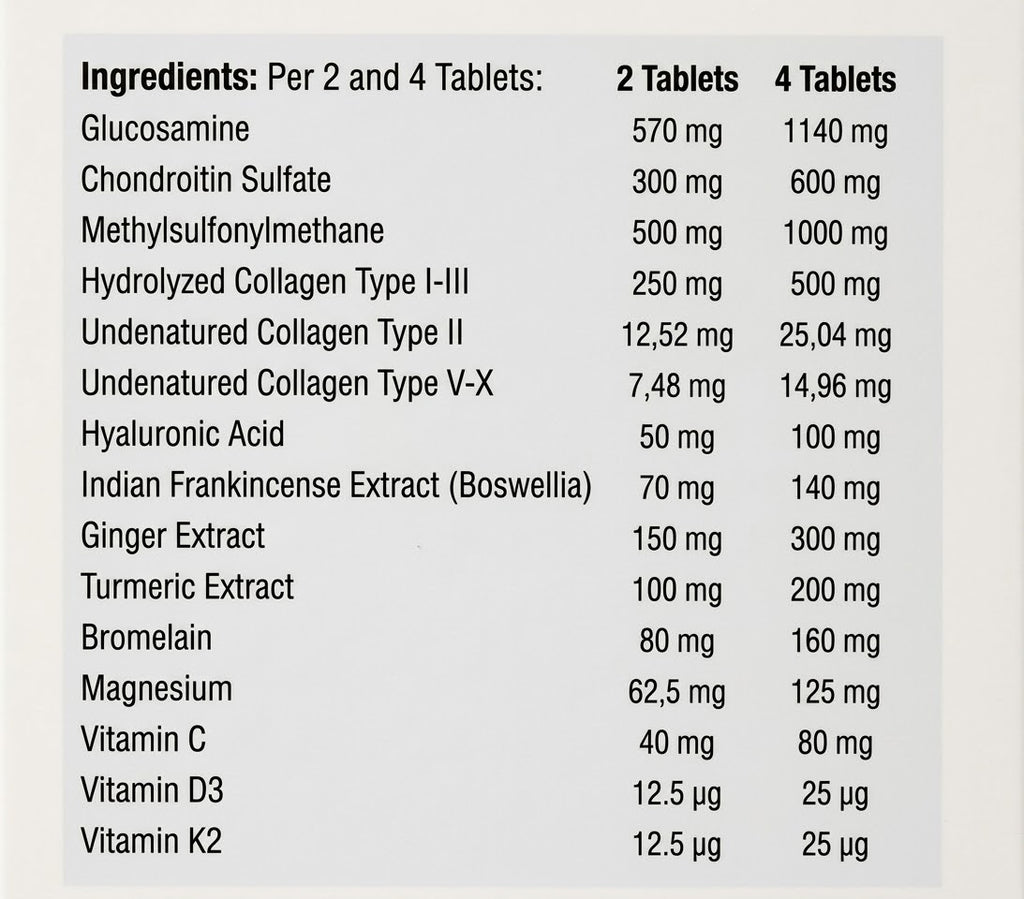 Nutraxin Artroflex Plus Collagen (90 Tablets) - مكمل المفاصل المطور بـ 15 عنصر فعال مع 5 أنواع كولاجين وأعشاب مضادة للالتهاب لعلاج الخشونة وتجديد الغضاريف