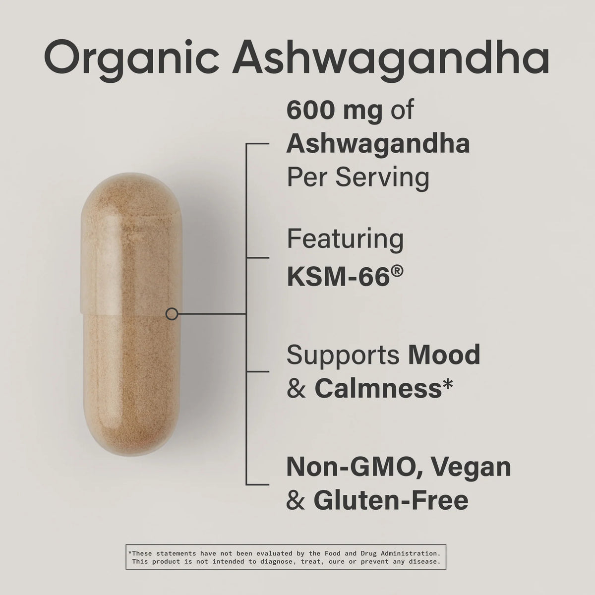 Sports Research Organic Ashwagandha KSM-66® 600 mg (90 Veggie Capsules) | سبورتس ريسيرش أشواغاندا عضوي بخامة KSM-66® الأمريكية – لتقليل التوتر والتفكير الزائد وتحسين النوم ودعم التستوستيرون