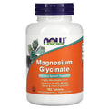 NOW Foods Magnesium Glycinate (180 Tablets) | ماغنيسيوم جليسينات ناو أوريجينال (180 قرص) – الأسرع امتصاصاً والألطف على المعدة لدعم النوم العميق، استرخاء العضلات، وتهدئة الأعصاب